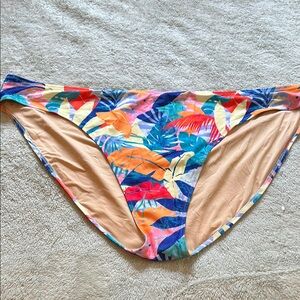 Old Navy Tropical Bikini Bottoms Plus 4X NWT High‑Waisted Floral Swim